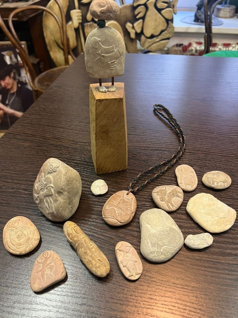 Гравированные камни 