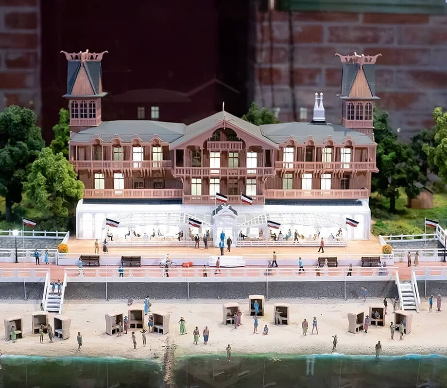 Макет в музее «Кёнигсберг». Фото: kenigmuseum.ru