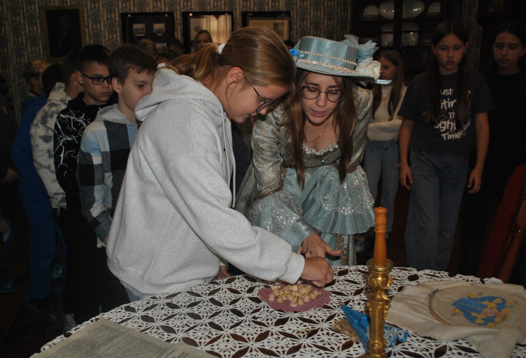 Школьники проводят свой досуг в музее А.Н. Радищева