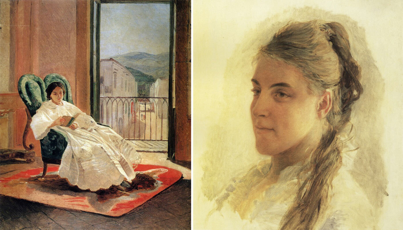 Забела Анна Петровна, жена художника.