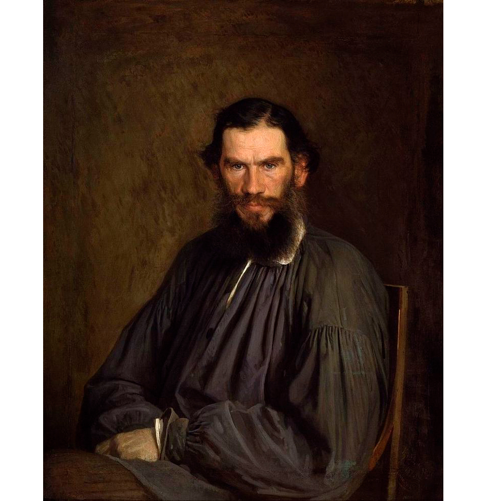 Иван Крамской. Портрет Л. Н. Толстого. 1873 г.
