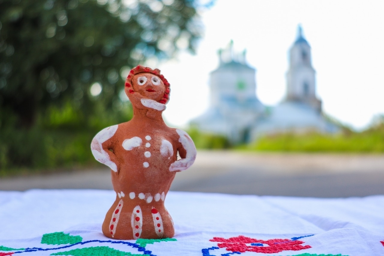 Авторская игрушка по мотивам вырковской