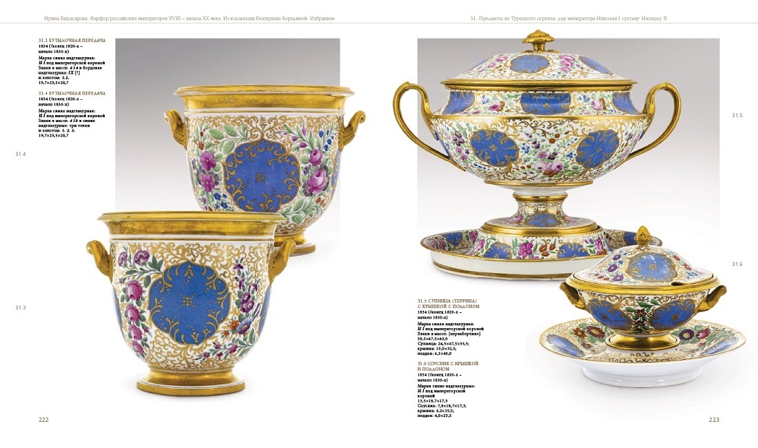 В свет вышла книга «Фарфор российских императоров XVIII – начала XX века. Из коллекции Екатерины Бородиной. Избранное»